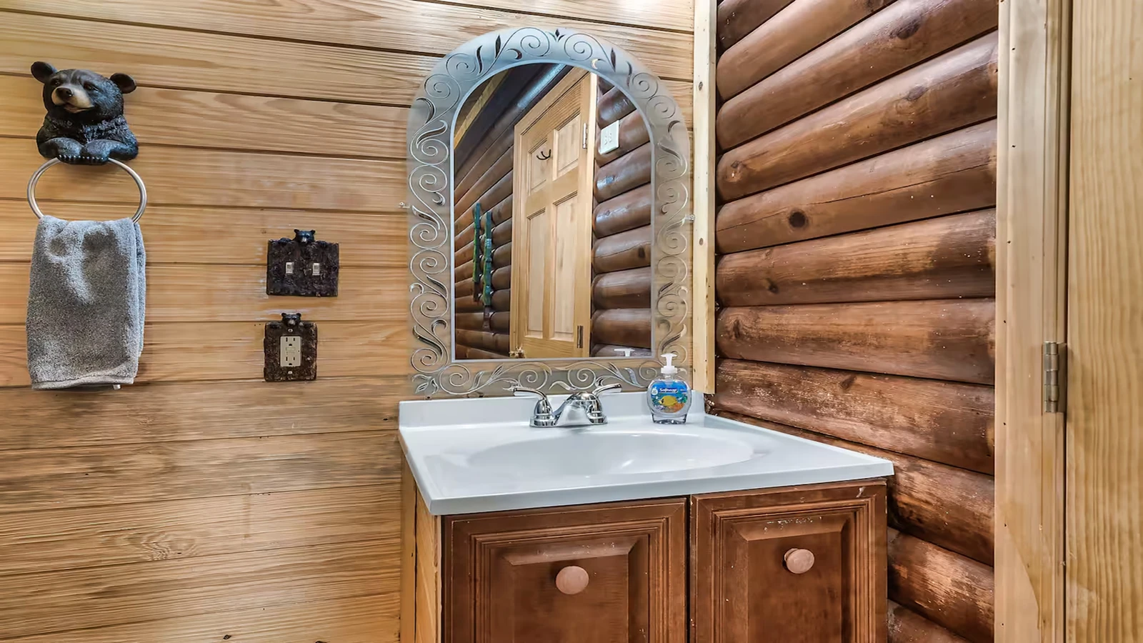 All the menities of home while on vacation in the Smokies.