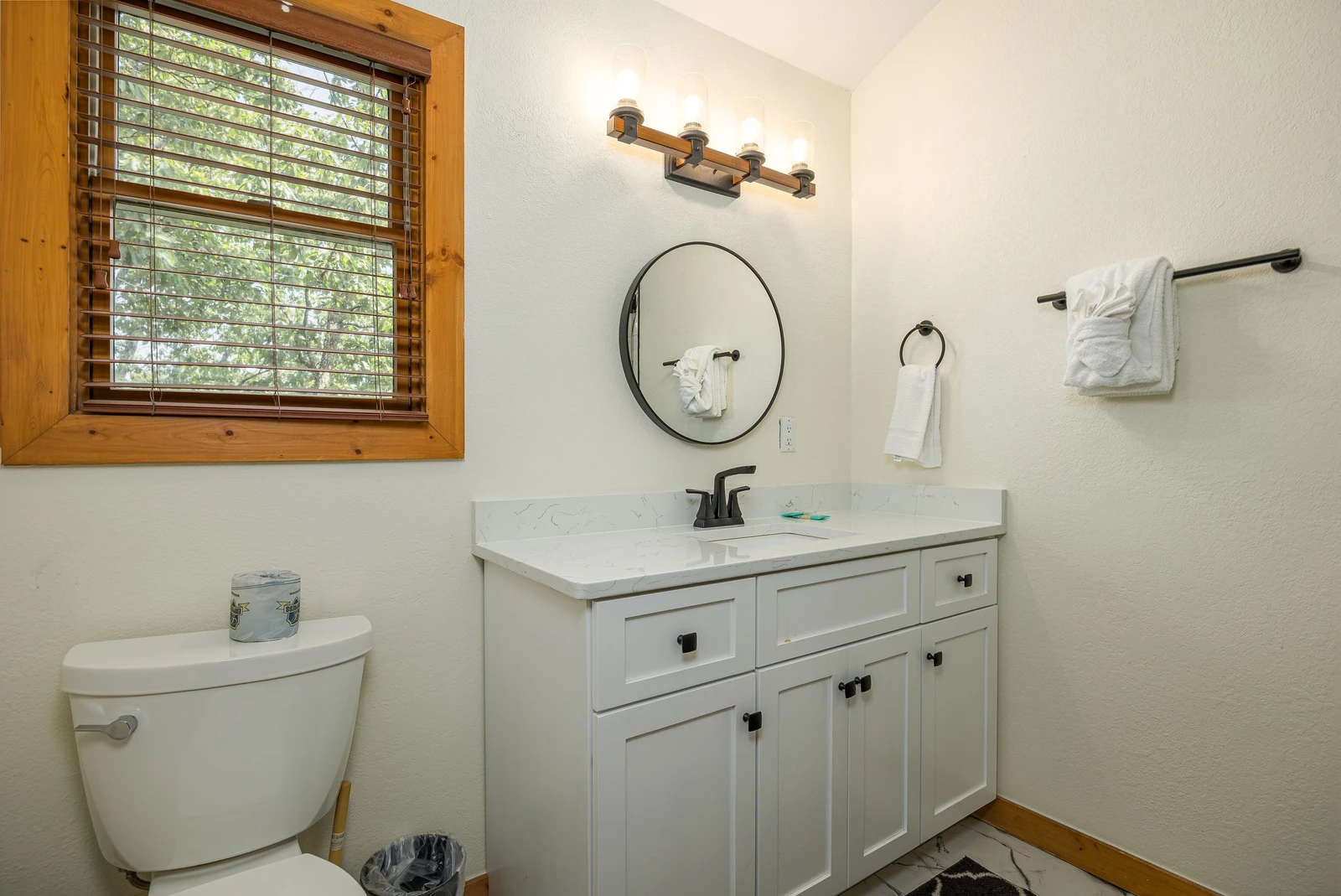 Get ready for area events easily with all the bathrooms.