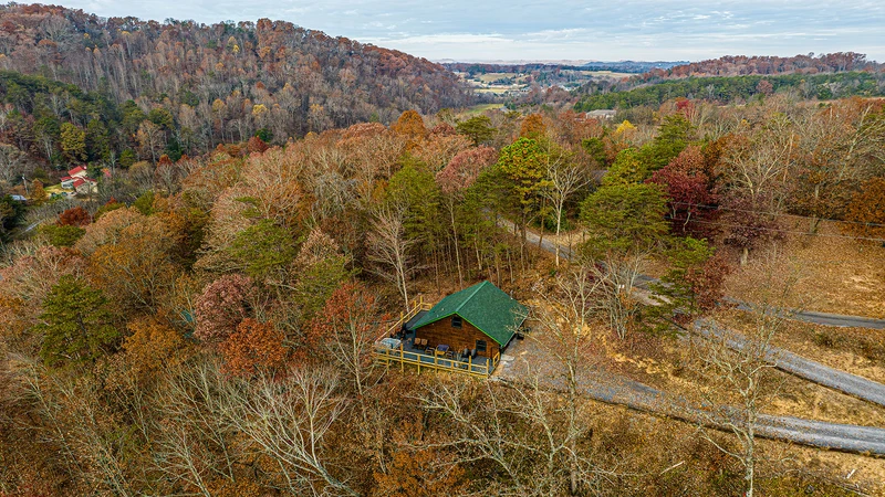 Smoky Mountains fall cabin rental.