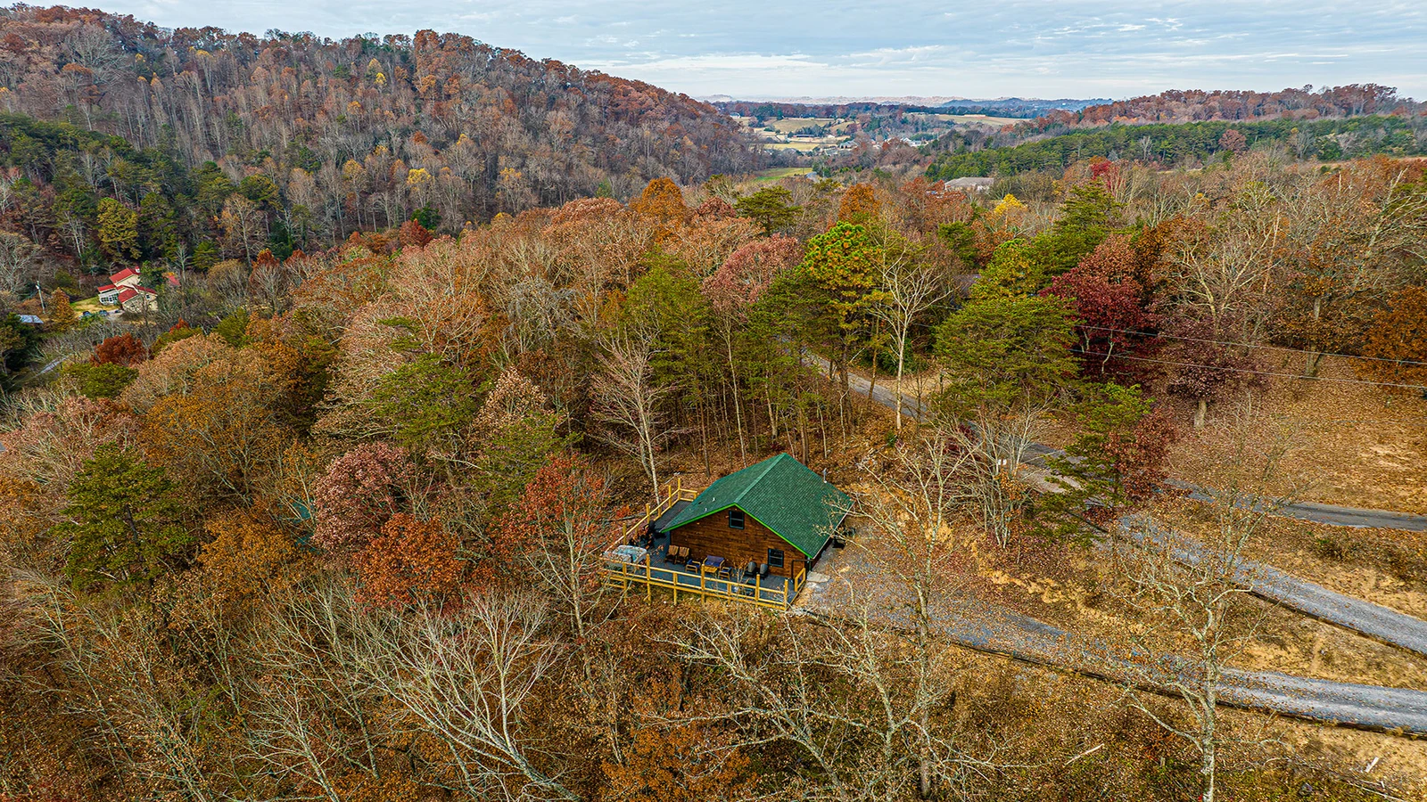 Smoky Mountains fall cabin rental.
