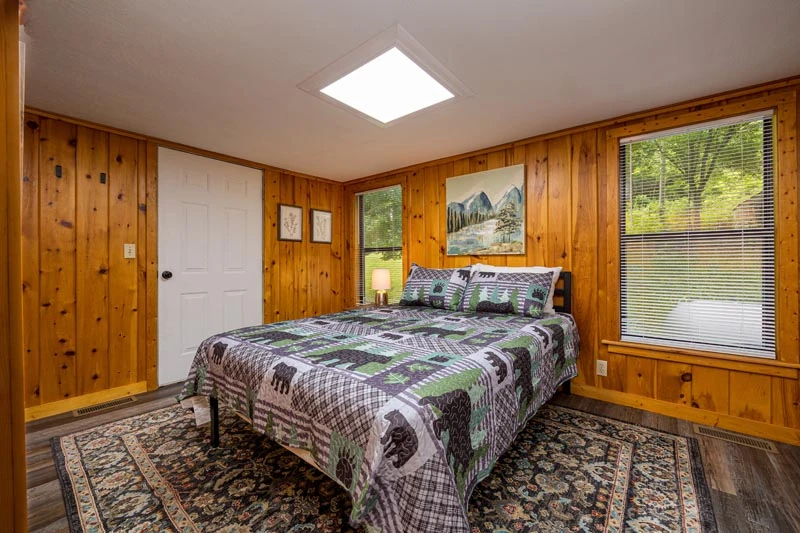 Second bedroom at your cabin in the Tennessee Smokies.
