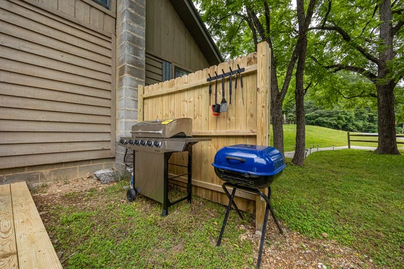 Charcoal and Gas grills for great outdoor meals.