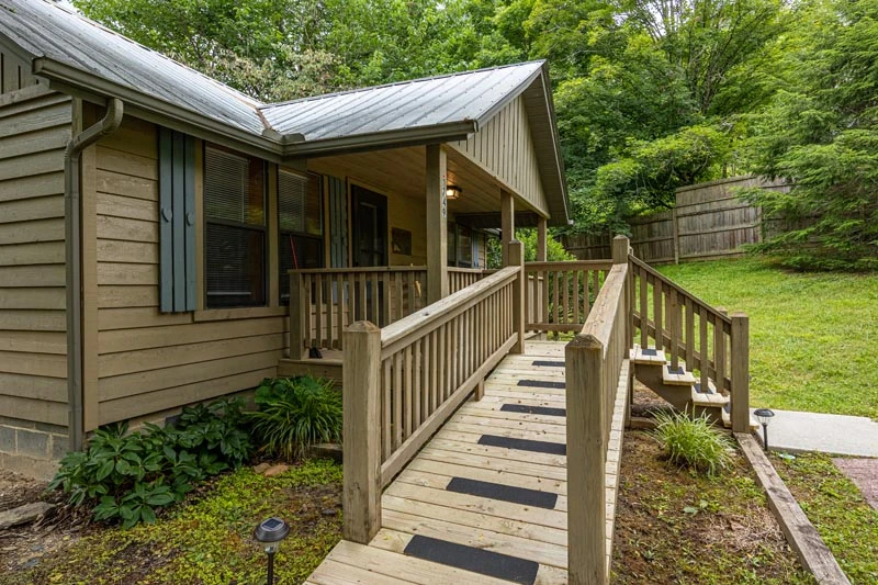Easy ramp access to your Pigeon Forge cabin rental.