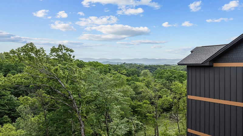 View from your Smoky Mountains cabin near Pigeon Forge,