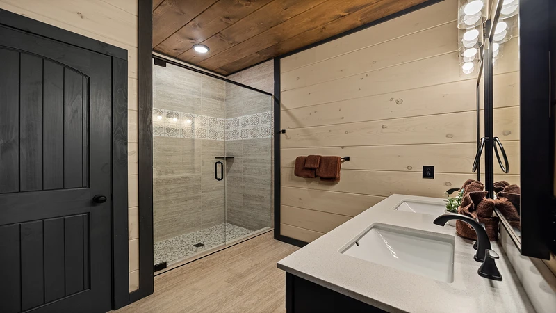 Shower in your cabin's second bath.