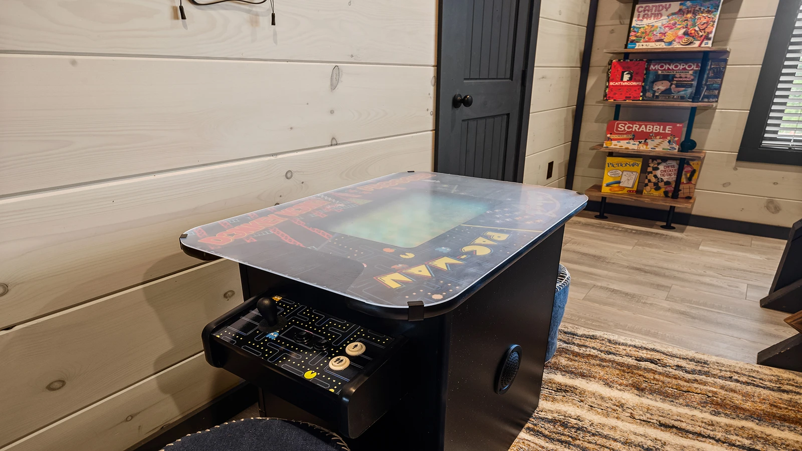 Pac-Man tabletop arcade in the Bunk bedroom.