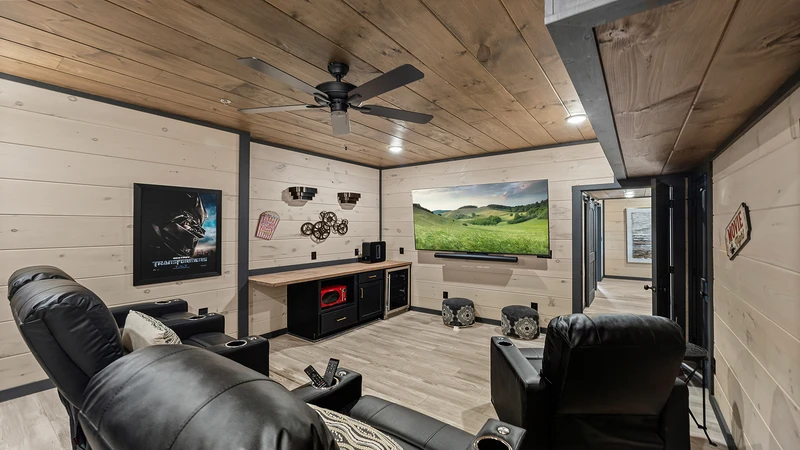 Watch oldies and some of the new on the big screen in your private theater.