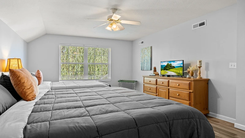 Find relaxation after all the day's fun at nearby Pigeon Forge attractions.