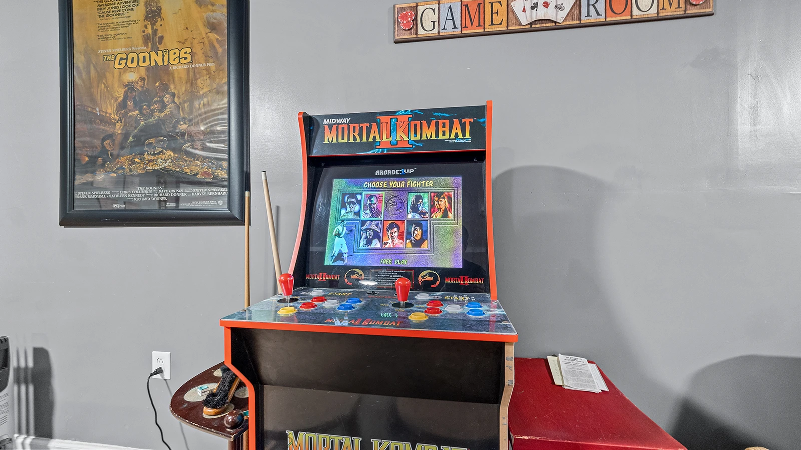 Perfect for late night entertainment or not so pretty weather days. 