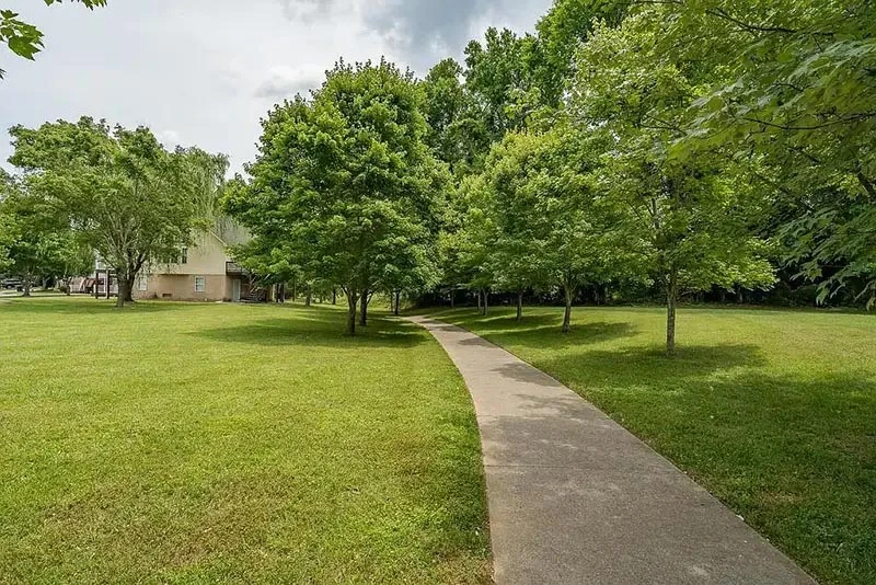 Enjoy walks early in the morning on the paved walkway.
