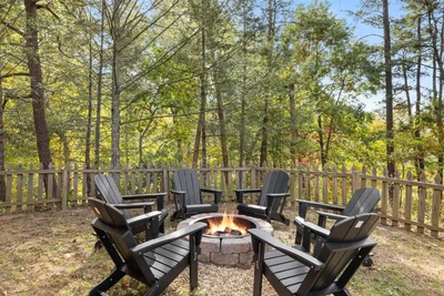 Seats staged around your Smokies cabin rental.