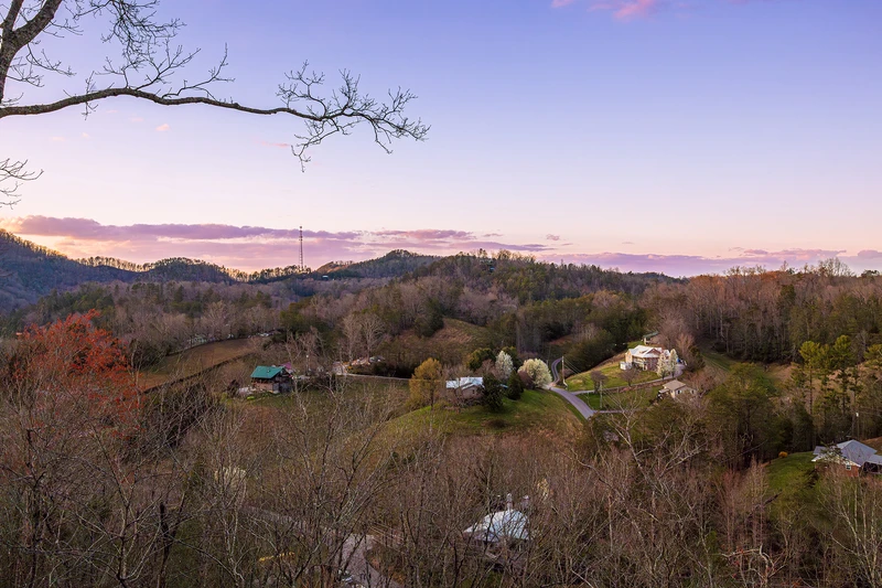 One of several Smoky Mountain views from your two bedroom cabin.