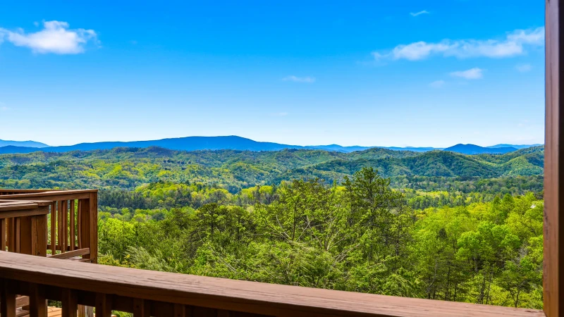 Cabin views from your cabin in the Smokies.