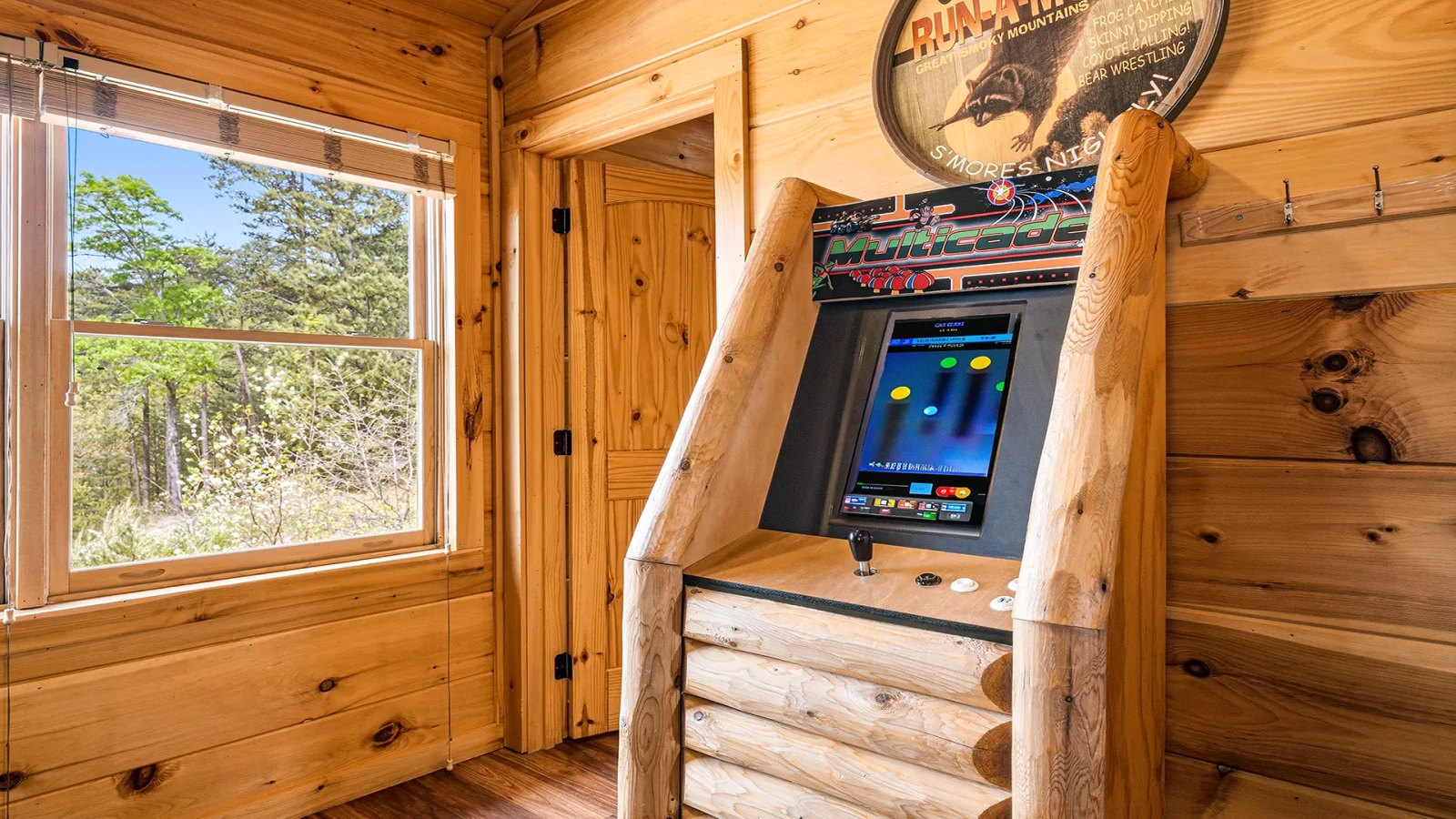 Second of 2 arcade machines at your cabin in the Smokies.