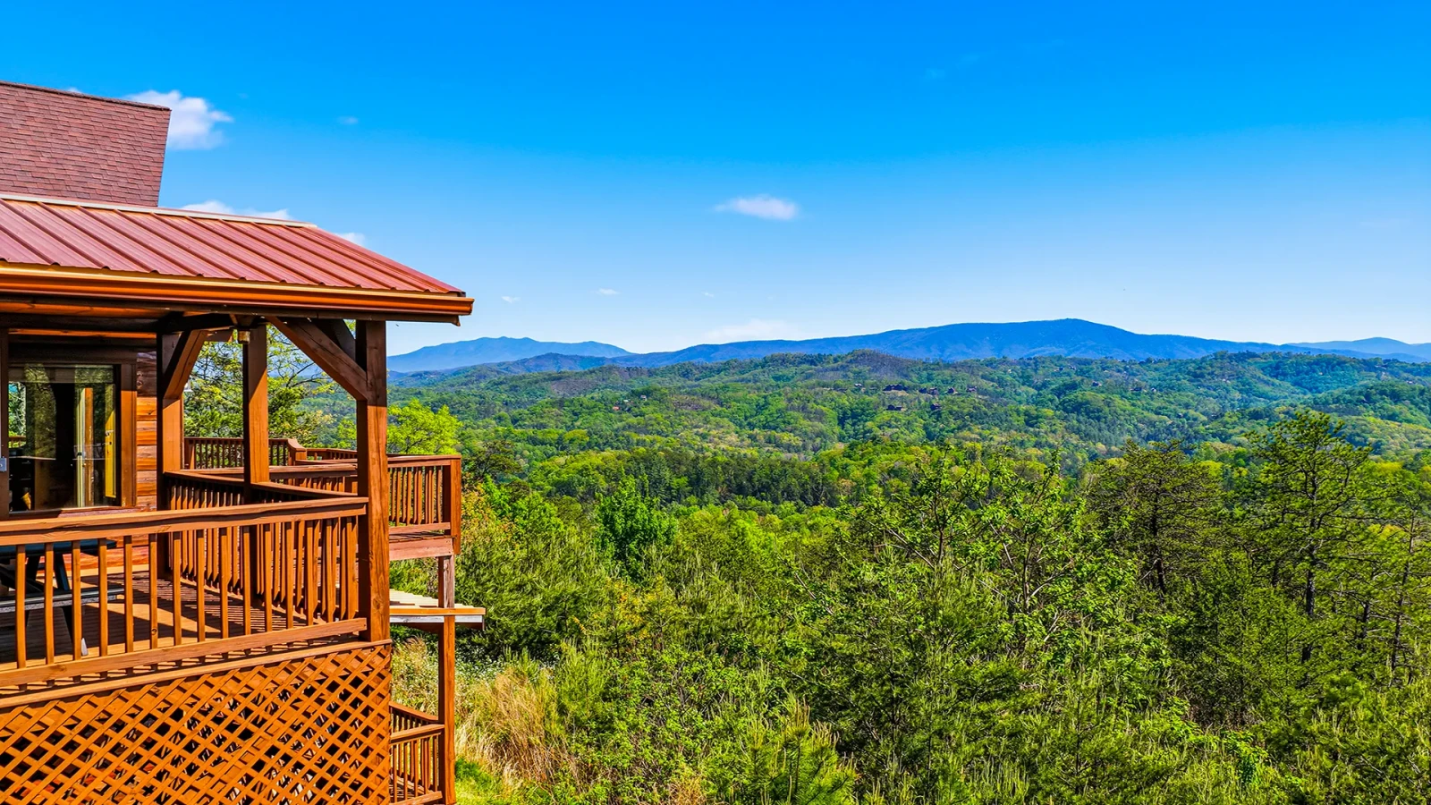 Views from your wonderful cabin rental in the Smoky Mountains.