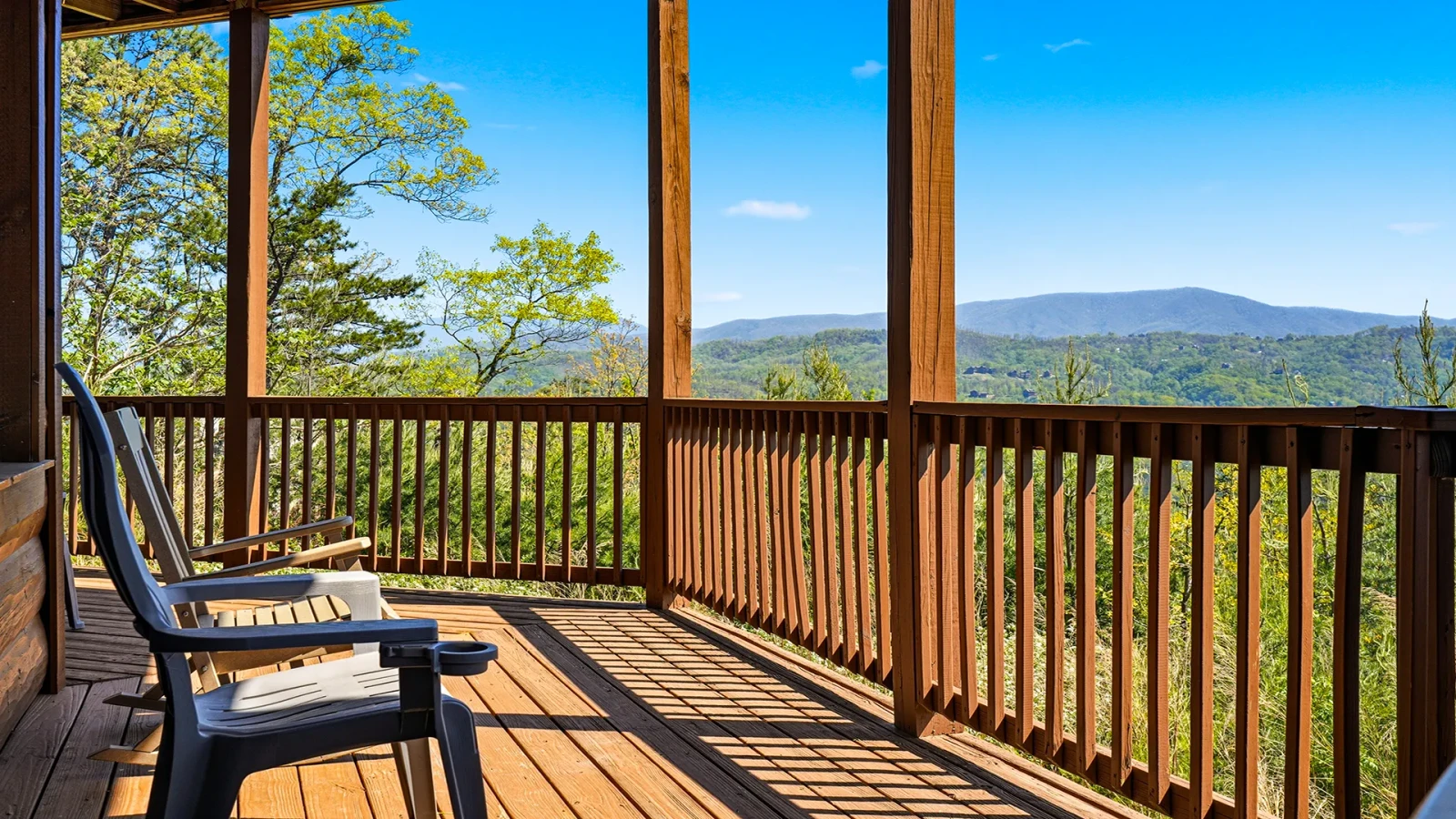 There are plenty of seats at your cabin rental in the Smokies.