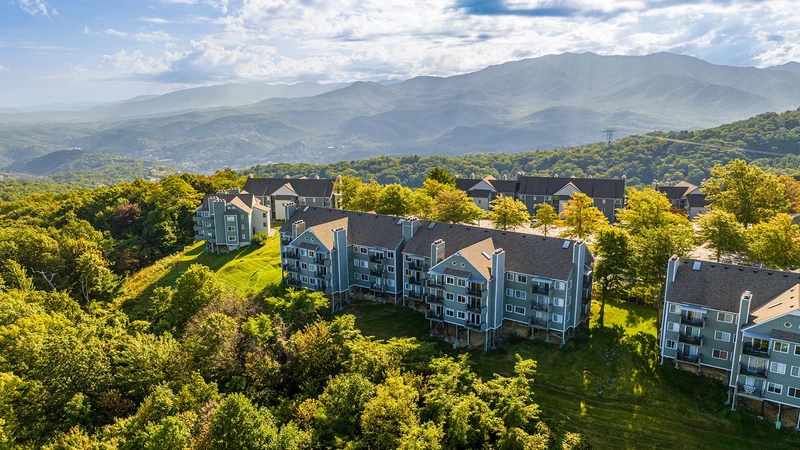 Smoky Mountains Gatlinburg condo with indoor and outdoor swimming pools.
