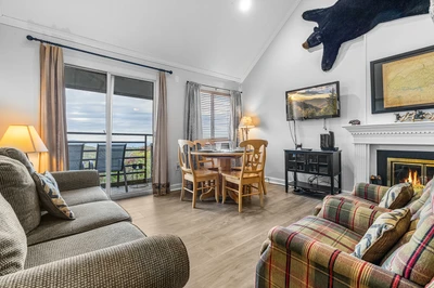 Your Gatlinburg condo's living space.