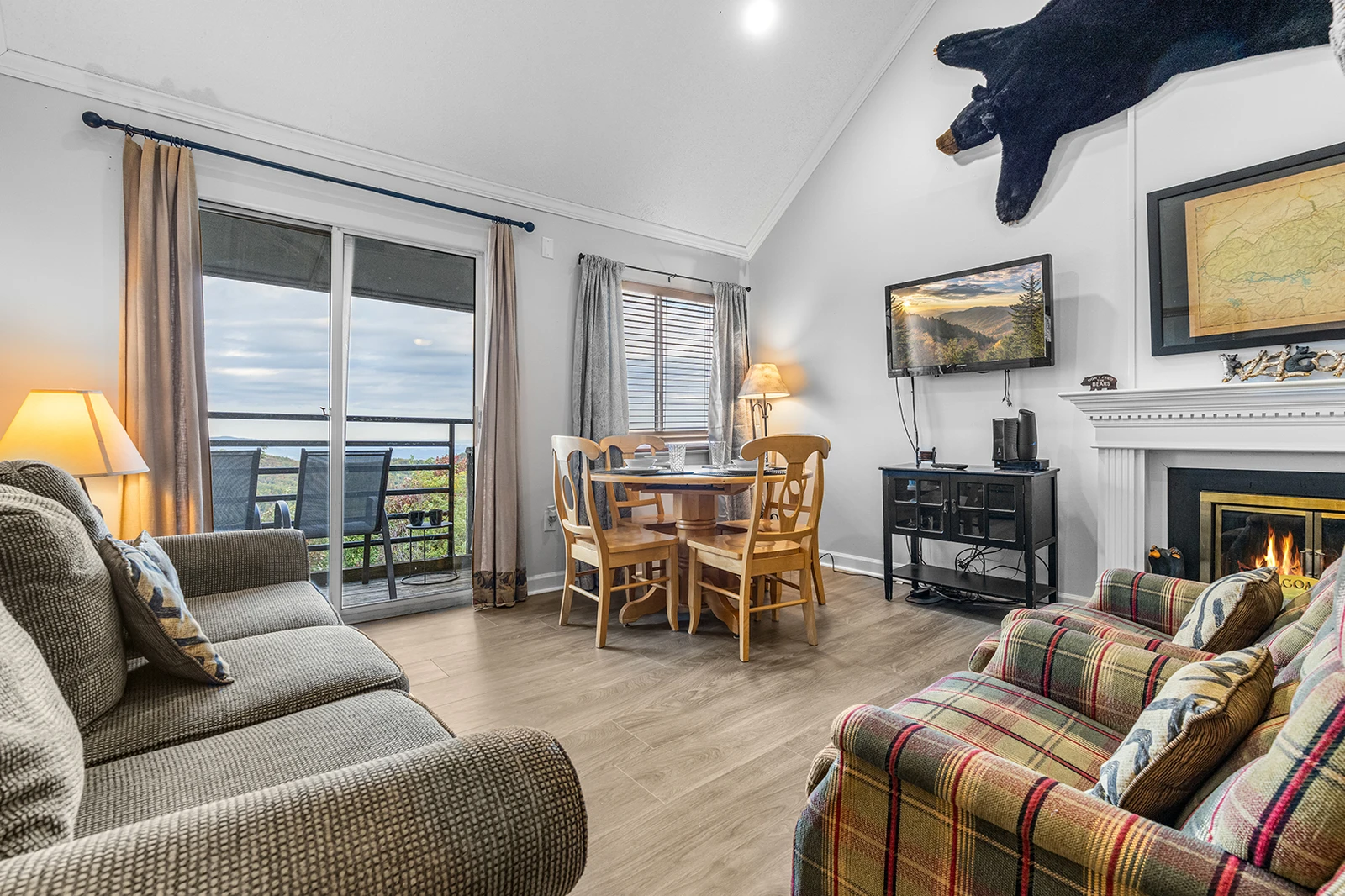 Your Gatlinburg condo's living space.