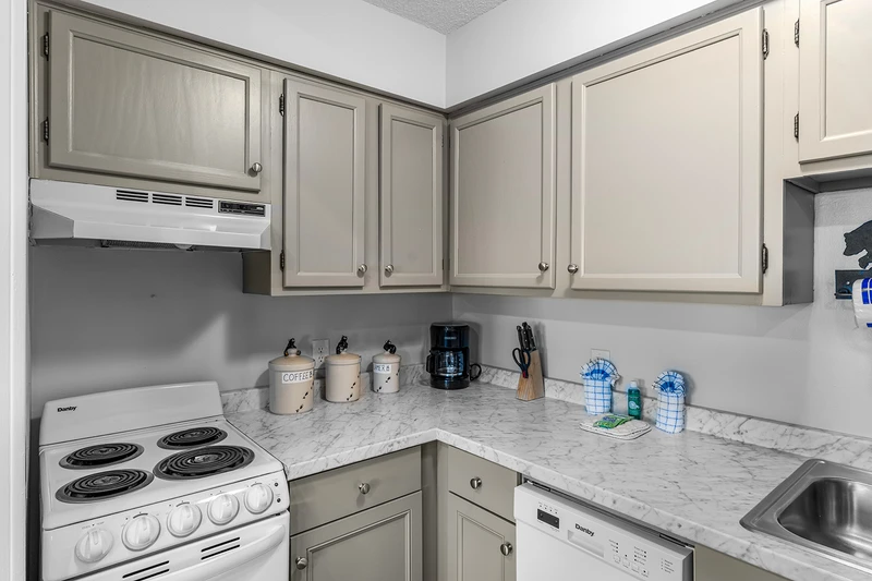 Enjoy snacks to holiday meals prepared in your condo's fully-equipped kitchen.