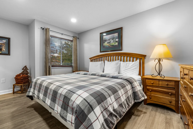 First of your condo's three bedrooms.