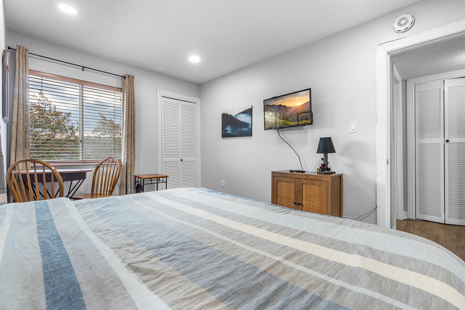 Second bedroom's view of the Smoky Mountains.