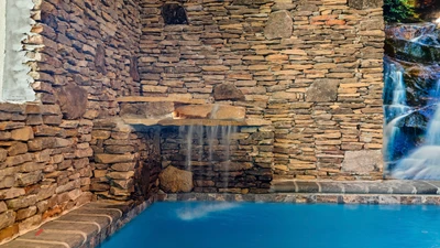 Luxurious Smoky Mountains 3 bedroom cabin rental with private indoor swimming pool..