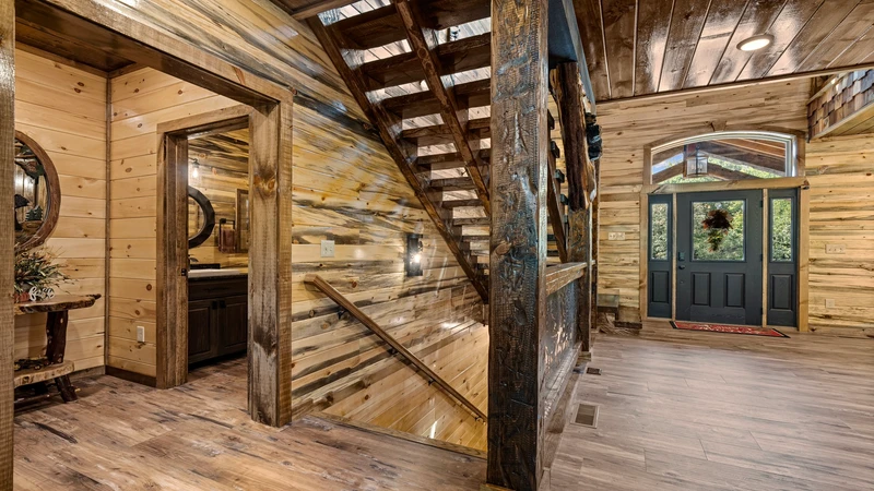 Head downstairs to the In-Cabin swimming pool and the theater room for family fun.