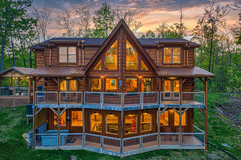 Tennessee Smoky Mountains 5BR rental cabin called The Appalachian.