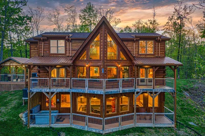 Tennessee Smoky Mountains 5BR rental cabin called The Appalachian.