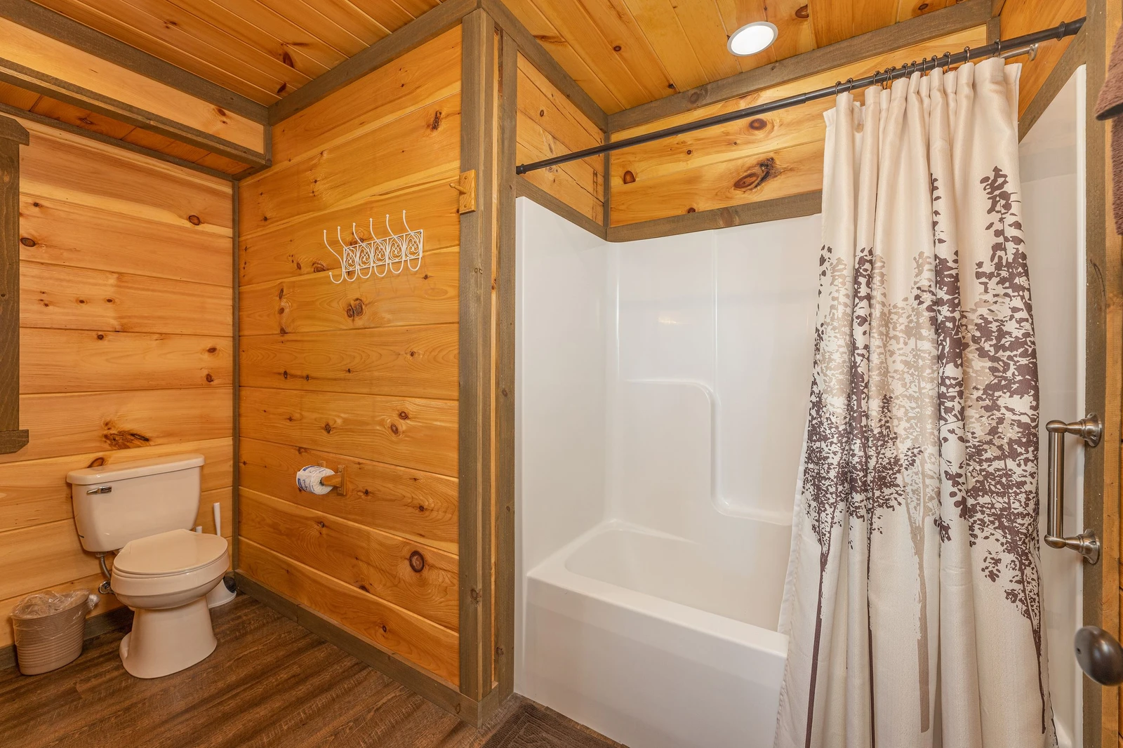 Second upstairs bedroom's full bath.