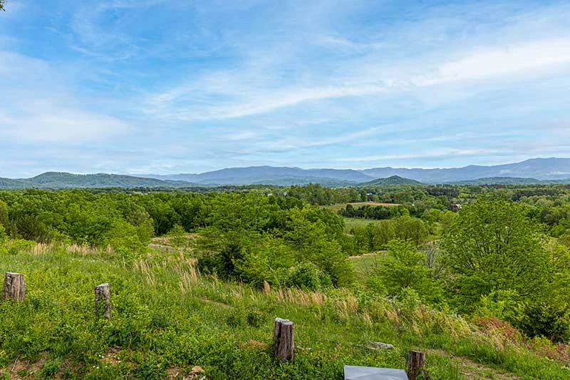 Smoky Mountain views from your rental cabin.
