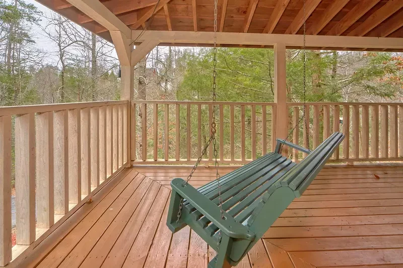 Rock away to a relaxing book or music surrounded by nature.