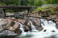 The Sinks is one of the roadside waterfalls in the Smoky Mountains