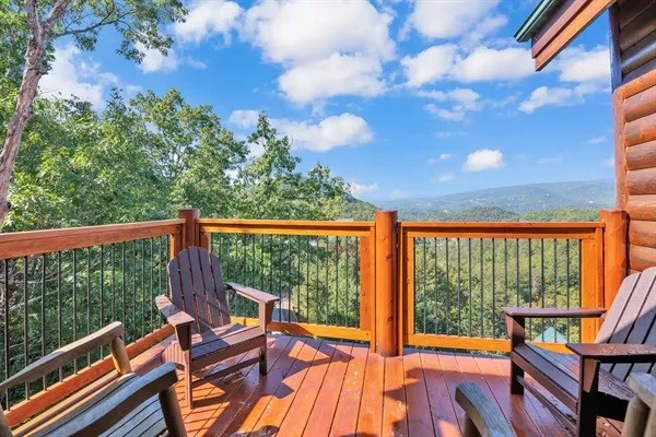 stunning nature view from one of our private deck