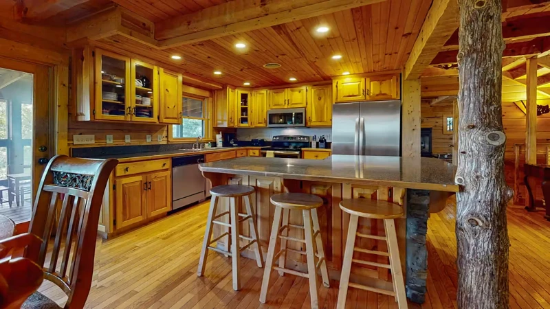 Fully equipped kitchen for everything from breakfast to holiday dinners.
