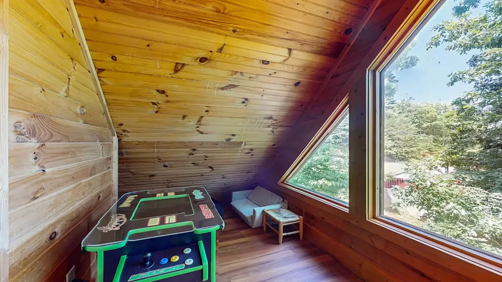 Children will love the multi-game arcade.
