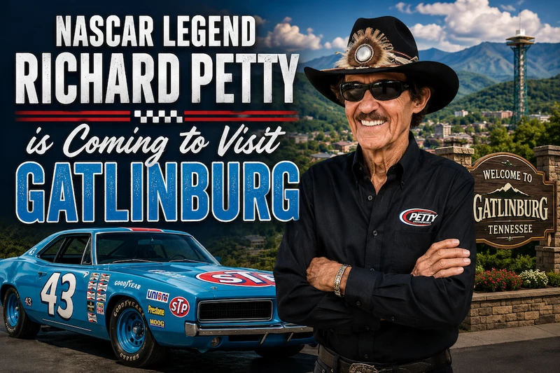 NASCAR legend Richard Petty coming to visit Gatlinburg