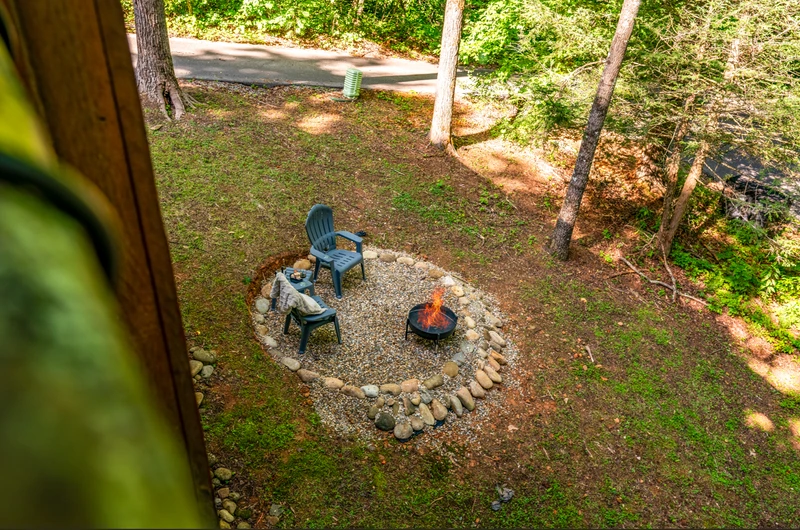 Your private firelit haven — made for s’mores, wine, and quiet connection.