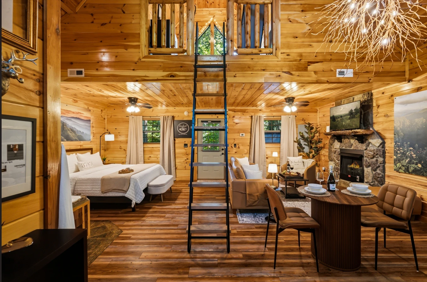A beautifully designed open-concept retreat where you can relax, dine, and recharge in the heart of the Smokies.