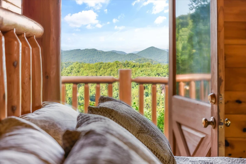 Mountain View from Upper Level Bedroom