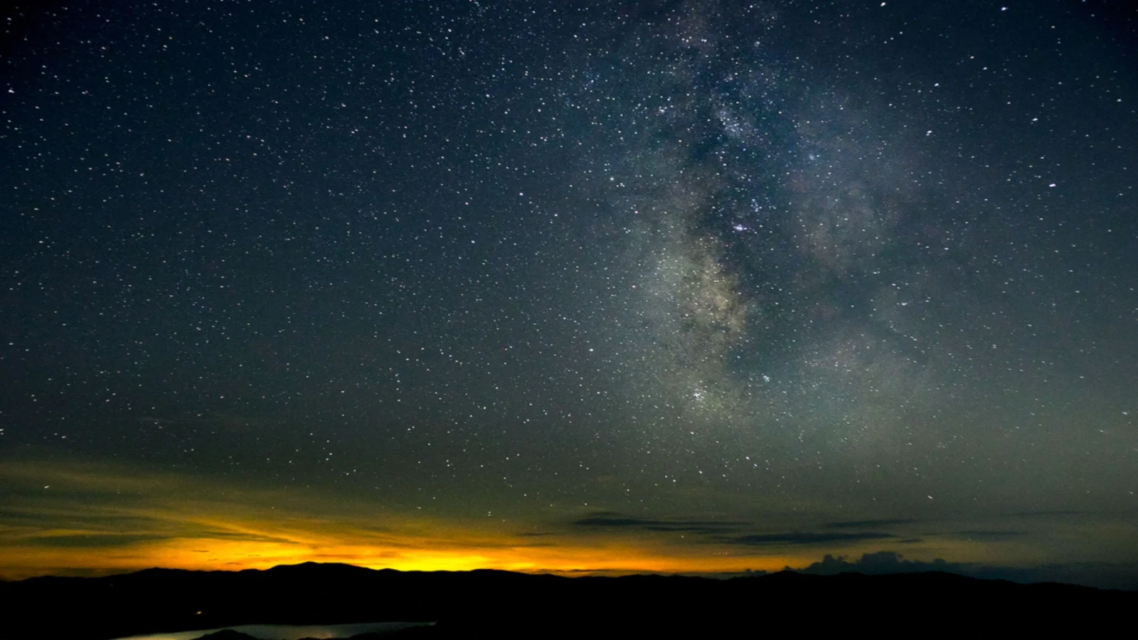 This Milky Way photo was taken from the porch of Thunderhead Mountain Lodge with 18 second open shutter.
