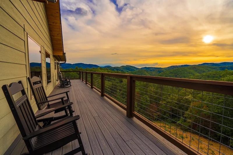 a piece of perfect is one of the secluded Gatlinburg cabins