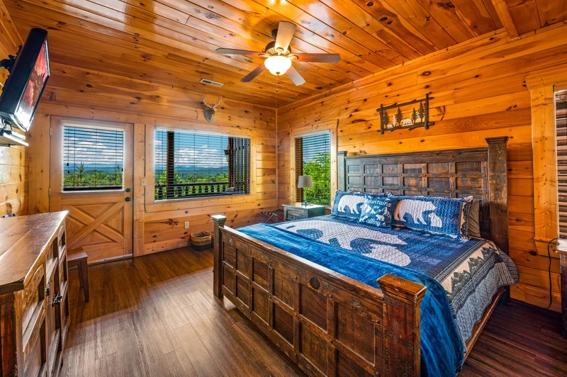Bedroom 1 with a view