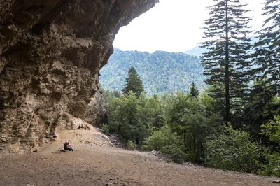 alum cave is one of the caves near Gatlinburg