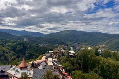 view at anakeesta in gatlinburg tn