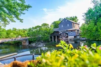 take the Pigeon Forge trolley to Old Mill Square