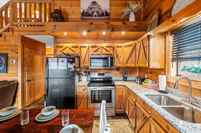 Fully equipped kitchen