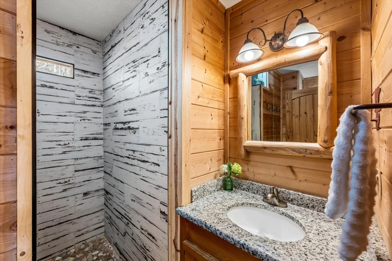 Newly remodeled bathrooms