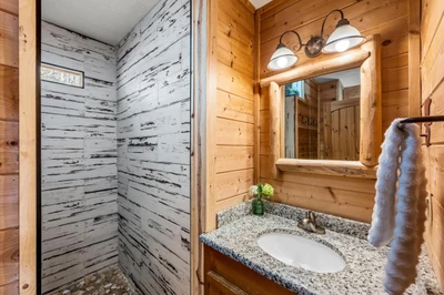 Newly remodeled bathrooms